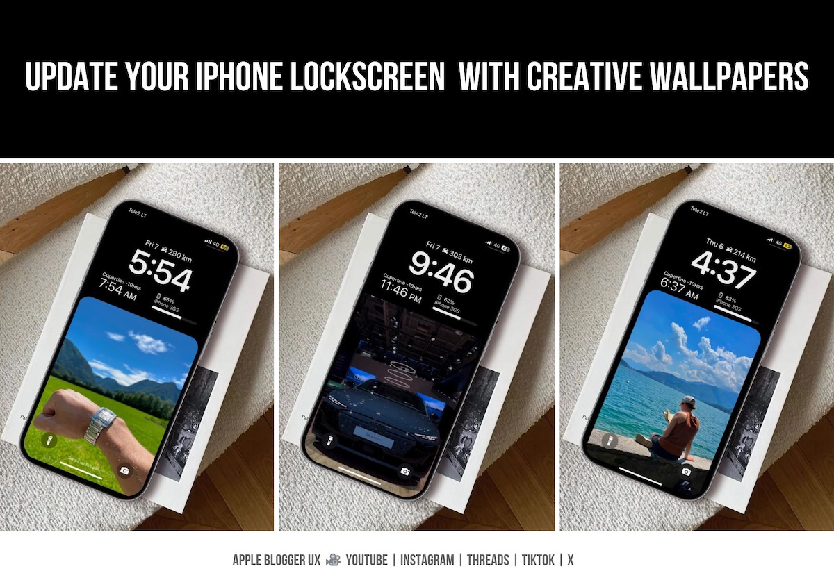 How to Create a Stylish and Creative iPhone Lockscreen