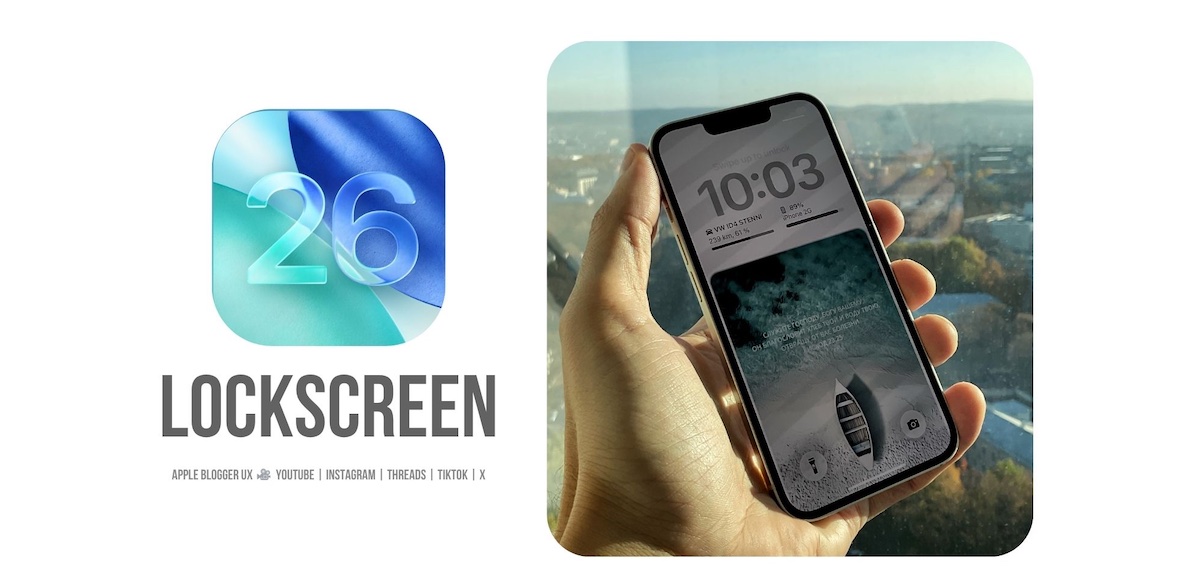 iPhone Lockscreen on iOS 26 – Clean, Calm, and 100% Me